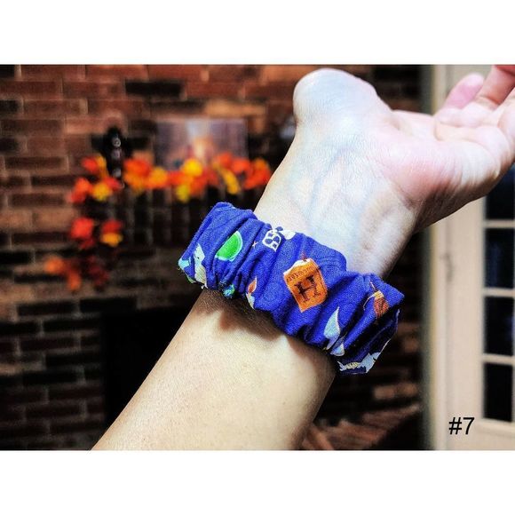Harry Potter World Halloween Scrunchies Watch Band for Fitbit Versa 3 4, Sense 2 - Picture 1 of 4